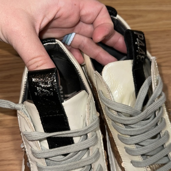 P448 Soho Sequin Low Top Sneakers Size 36 - Picture 10 of 10